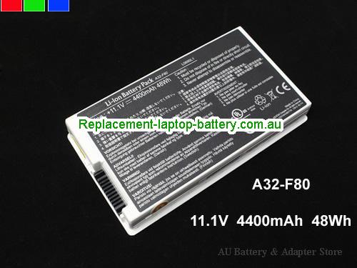 ASUS F50Q Battery 4400mAh, 49Wh 11.1V White Li-ion