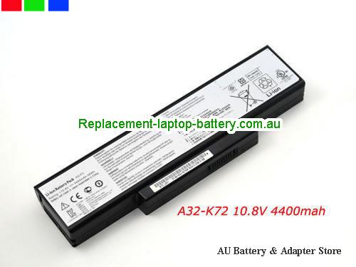 ASUS A73TK Battery 4400mAh, 48Wh 10.8V Black Li-ion