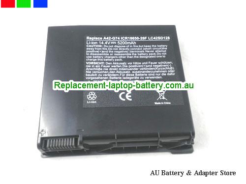 ASUS ICR18650-26F Battery 4400mAh 14.4V Black Li-ion
