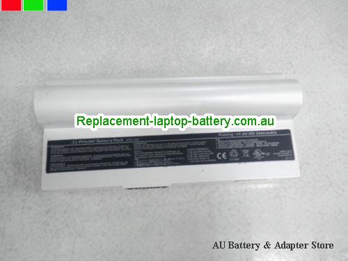 ASUS Eee PC 1000H Battery 6600mAh 7.4V White Li-ion