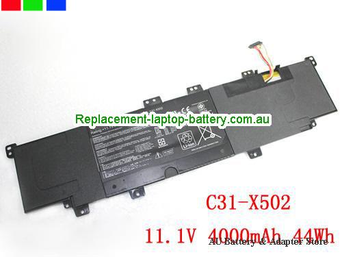 ASUS VIVOBOOK S500CA-DS51T Battery 4000mAh, 44Wh 11.1V Balck Li-Polymer