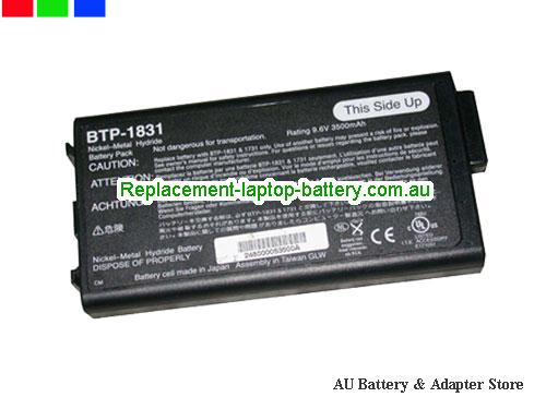 ACER TravelMate 500 Battery 3500mAh 9.6V Black Li-ion