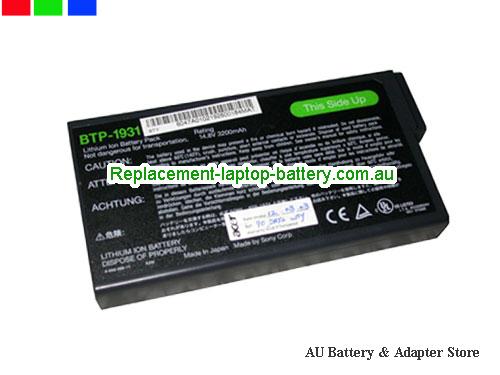 ACER Extensa 712 Battery 3200mAh 14.8V Black Li-ion