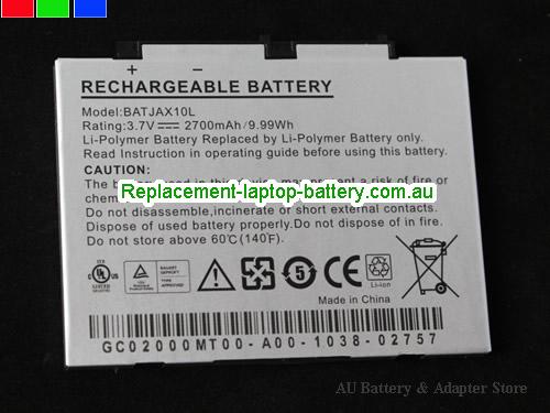 AIGO P8860 Battery 2700mAh, 9.99Wh 3.7V Sliver Li-Polymer