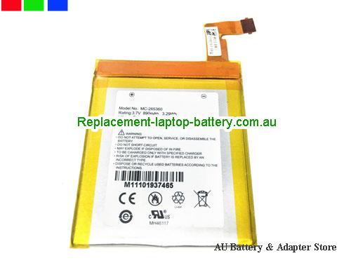 AMAZON Kindle 4th Battery 890mAh, 3.3Wh 3.7V Sliver Li-Polymer