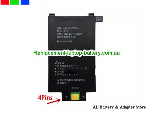 AMAZON Kindle Paperwhite1 Battery 1420mAh, 5.25Wh 3.7V Black Li-ion