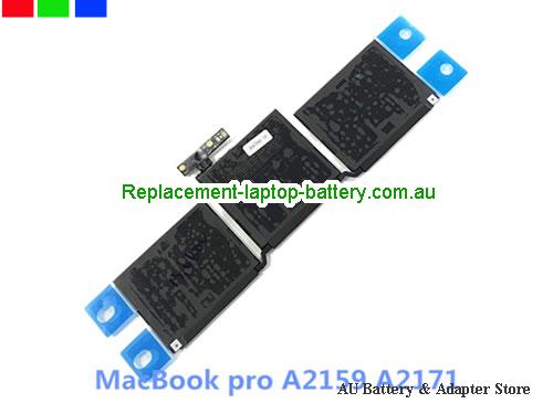APPLE MacBook Pro A2159 Battery 5103mAh, 58.2Wh 11.41V Black Li-Polymer