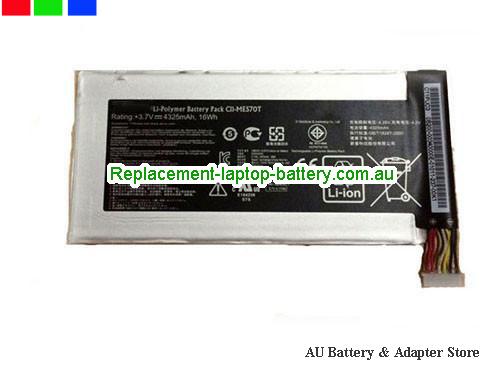 ASUS Google Nexus 7 Battery 4325mAh, 16Wh  3.7V Black Li-ion