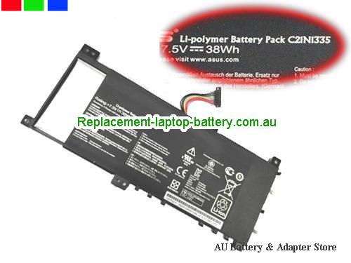 ASUS VivoBook S451LNCA159H Battery 5066mAh, 38Wh 7.5V Black Li-ion