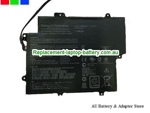 ASUS VivoBook Flip 12 TP203NA-BP027TS Battery 4940mAh, 38Wh 7.7V Black Li-ion