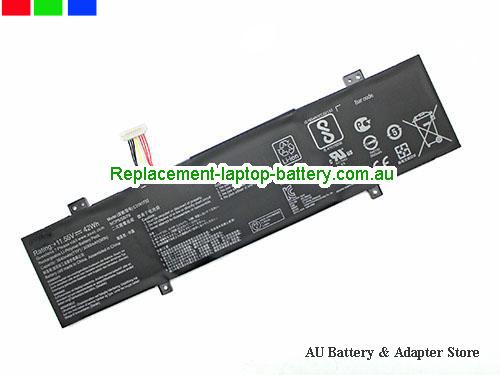 ASUS VivoBook Flip 14 TP412UA-EC115T Battery 3640mAh, 42Wh 11.55V Black Li-Polymer