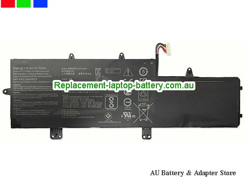 ASUS UX450FDX Battery 4550mAh, 70Wh 15.4V Black Li-Polymer