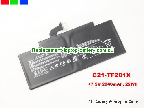 ASUS Transformer TF300TG Battery 2940mAh, 22Wh 7.5V Black Li-Polymer
