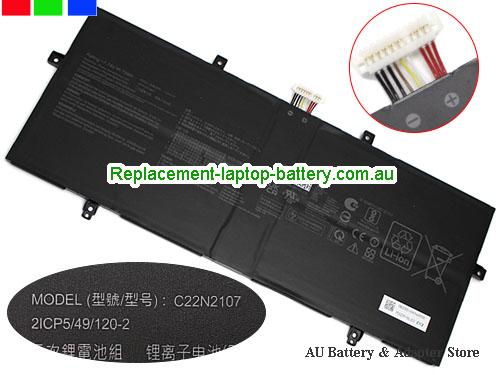 ASUS ZenBook 14 Flip OLED UP3404VA-OLED-B7002W Battery 9690mAh, 75Wh 7.74V Black Li-Polymer
