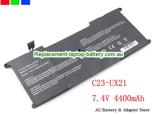 ASUS Zenbook UX21E Battery 4800mAh, 35Wh 7.4V Black Li-Polymer