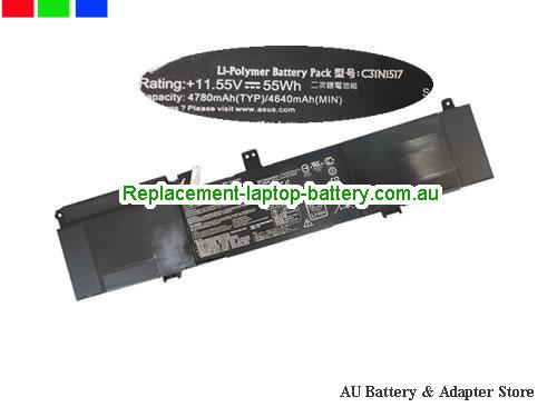 ASUS VivoBook Flip TP301UA-DW009R Battery 4780mAh, 55Wh 11.55V Black Li-ion