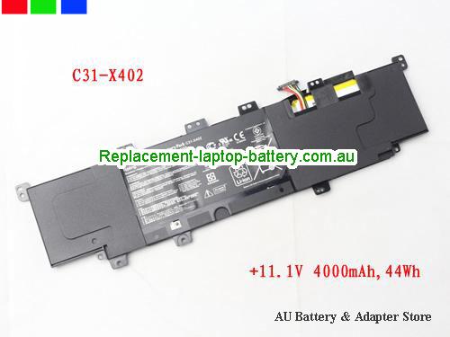ASUS VivoBook V400CA-DS51T Battery 4000mAh, 44Wh 11.1V Black Li-Polymer