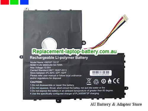 BMAX X14 Pro Battery 4800mAh, 54.72Wh 11.4V Black Li-ion