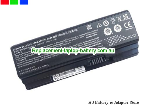 HASEE Z8-CT7NT Battery 2750mAh, 41Wh 14.6V Black Li-ion