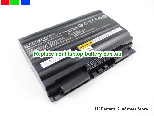 CLEVO P180HMBAT-3 Battery 5900mAh, 89.21Wh  15.12V Black Li-ion