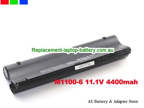 CLEVO M1110QW Battery 4400mAh, 48.84Wh 11.1V Black Li-ion