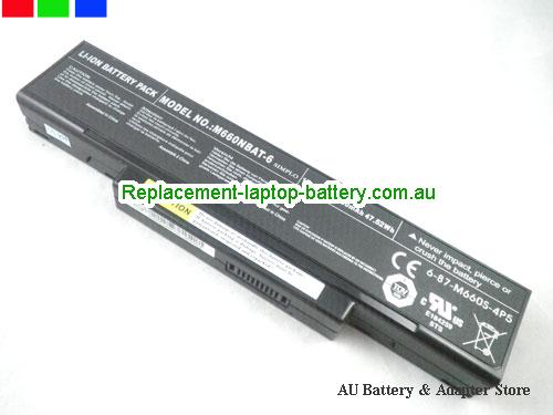 CLEVO M660NBAT-6 Battery 4400mAh, 47.52Wh 10.8V Black Li-ion