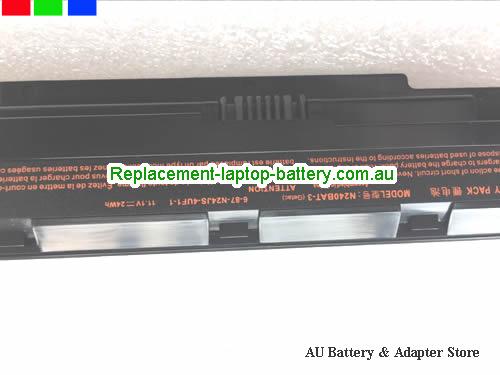 CLEVO 6-87-N24JS-42L3 Battery 24Wh 11.1V Black Li-ion