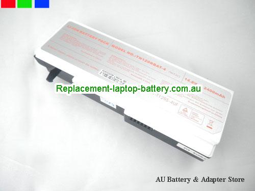 CLEVO Tablet PC ET1206 Series Battery 2400mAh 14.8V Black and White Li-ion