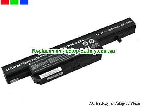 CLEVO G150S Battery 5600mAh, 62Wh 11.1V Black Li-ion