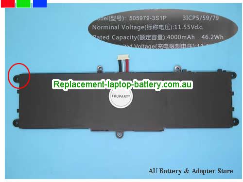 CHUWI Corebook X CWI529 Battery 4000mAh, 46.2Wh  11.55V Black Li-ion