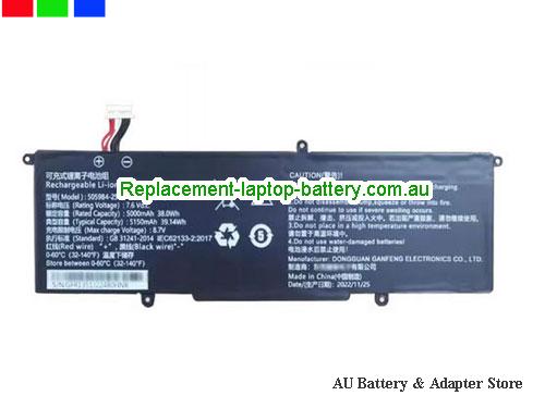 CHUWI Freebook 13.5 Battery 5000mAh, 38Wh  7.6V Black Li-Polymer