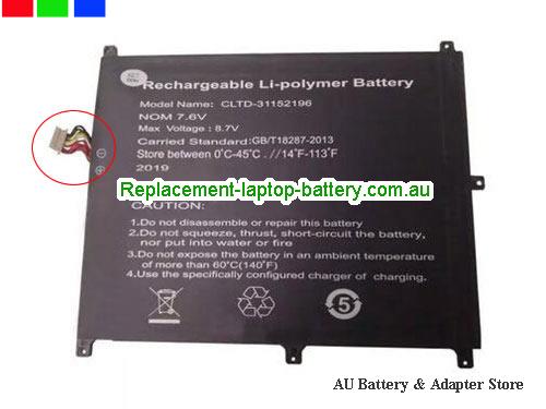 CHUWI LapBook CWI530 Battery 5000mAh, 38Wh 7.6V Black Li-Polymer