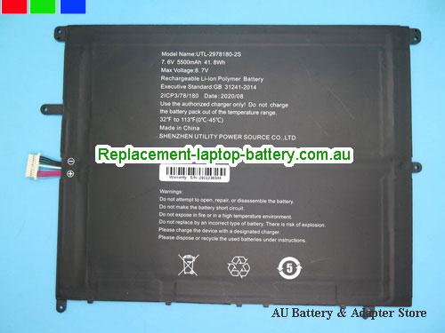 Australia Genuine UTL-2978180-2S Battery for Chuwi RTDPART Laptop Li-Polymer 7.6v 5500mah AU Genuine UTL-2978180-2S Battery for Chuwi RTDPART Laptop Li-Polymer 7.6v 5500mah