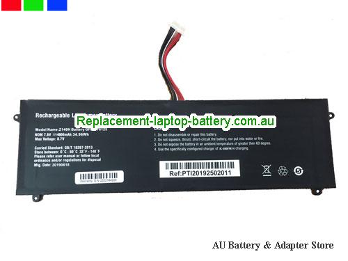 CHUWI Z140H Battery 4600mAh 7.6V Black Li-Polymer