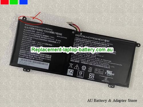 MEDION 4588105-2S Battery 6000mAh, 45.6Wh 7.6V Black Li-ion