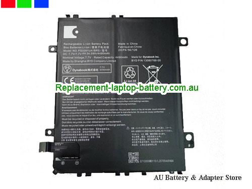 DYNABOOK A6K1FVV4311A Battery 4490mAh, 34.5Wh  7.7V Black Li-Polymer
