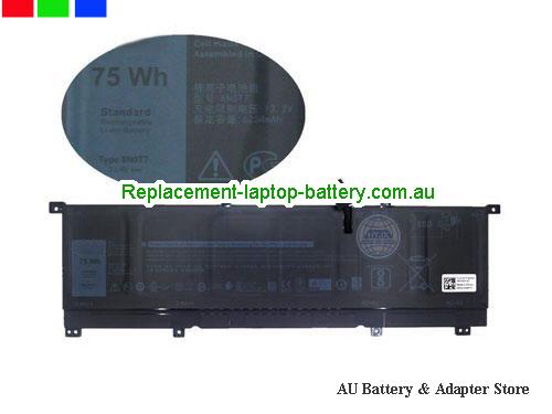 Dell XPS 15-9575-D2805TS Battery 6580mAh, 75Wh 11.4V Black Li-Polymer