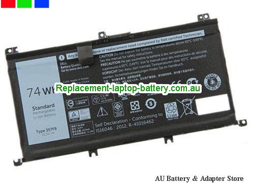 Dell INS15PD-2548R Battery 74Wh 11.1V Li-ion