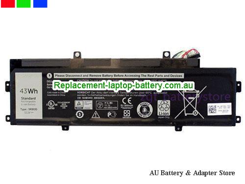Dell Chromebook 3120 Battery 3800mAh, 43Wh 11.1V Black Li-ion