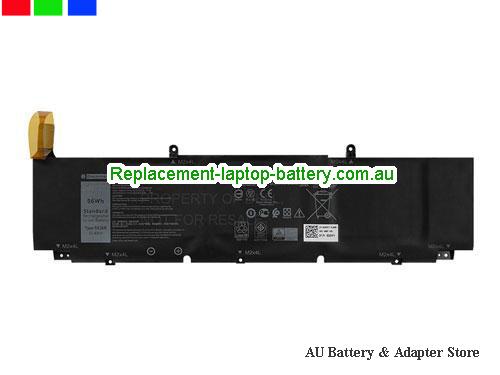 Dell XPS 17 9700-C9T5T Battery 4667mAh, 56Wh 11.4V Black Li-Polymer