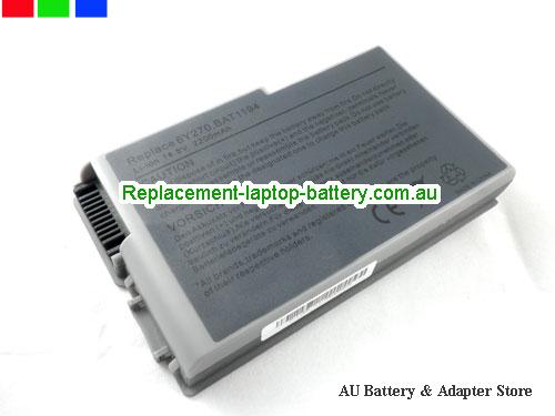 Dell Latitude D610 Battery 2200mAh 14.8V Grey Li-ion