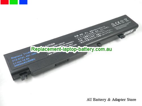 Dell Vostro 1710 Battery 4400mAh 14.8V Black Li-ion