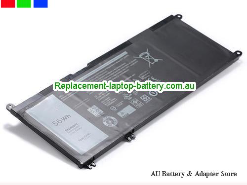 Dell Chromebook 13 3380-6TXJ4 Battery 56Wh 7.6V Black Li-ion