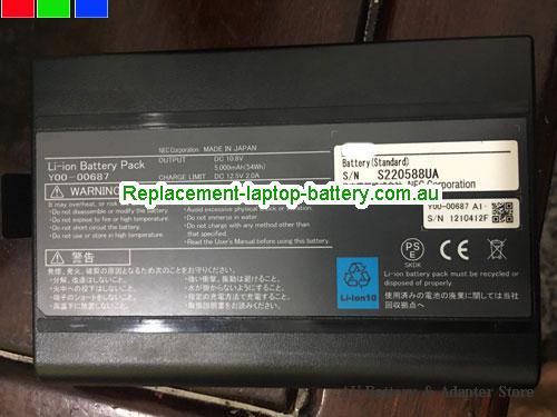 NEC FC-N22G/BX6SS Battery 5000mAh, 52Wh 10.8V Black Li-ion