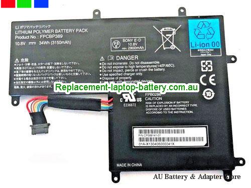 FUJITSU Stylistic Q702 Battery 3150mAh, 34Wh 10.8V Black Li-ion