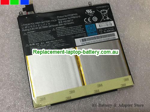 FUJITSU FPB0321S Battery 5470mAh, 20.78Wh 3.8V Sliver Li-Polymer