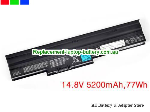 FUJITSU FUJITSU NH751 Battery 5200mAh, 77Wh 14.8V Black Li-ion