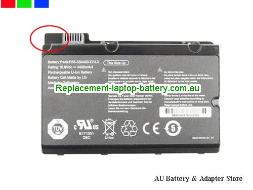 FUJITSU 3S4400-S1S5-05 Battery 4400mAh 10.8V Black Li-ion