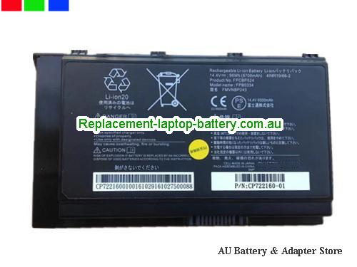 FUJITSU CELSIUS H980 Battery 6700mAh, 96Wh 14.4V balck Li-Polymer