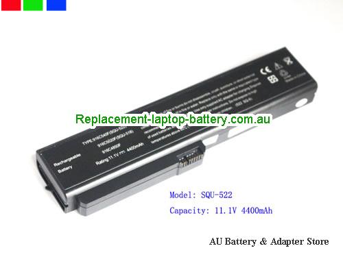 FUJITSU-SIEMENS 916C4800F Battery 4400mAh, 48.8Wh  11.1V Black Li-ion
